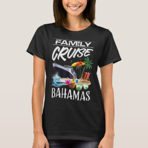 Camiseta Viaje de crucero familiar por las Bahamas