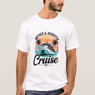 Camiseta Viaje de crucero madre hija 2025 divertido madre h