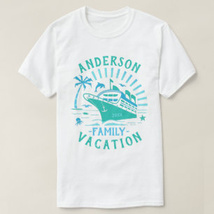 Camiseta Viaje de crucero para vacaciones familiares V2 p