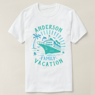 Camiseta Viaje de crucero para vacaciones familiares   V2 p