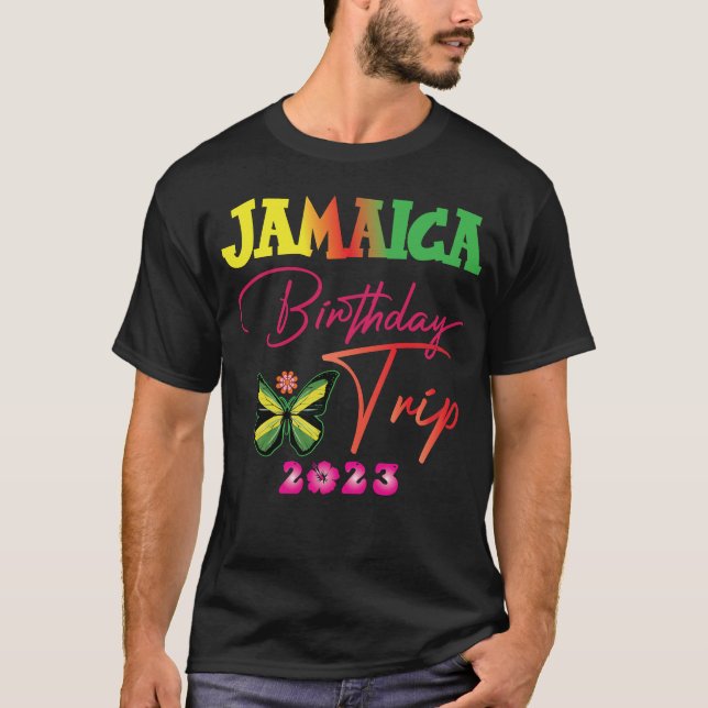 Camiseta Viaje de cumpleaños 2023 a Jamaica (Anverso)