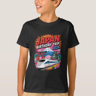 Camiseta Viaje de cumpleaños a Japón 2026 Tokio Osaka Flor