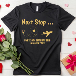Camiseta Viaje de cumpleaños personalizado Viaje de chicas