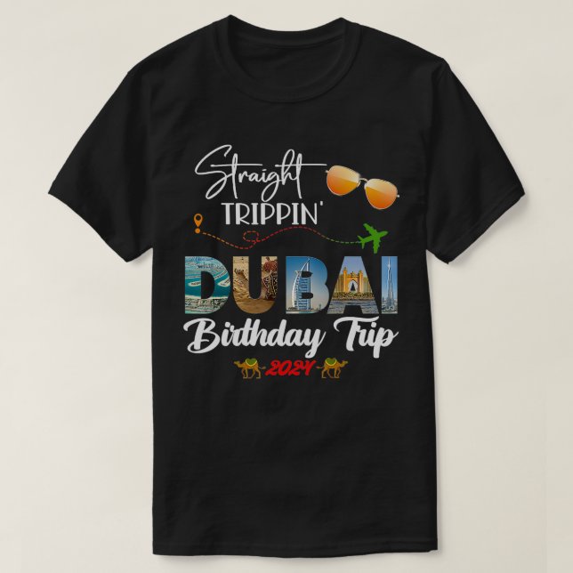 Camiseta Viaje de Dubai Vacation Emiratos Árabes Unidos (Diseño del anverso)