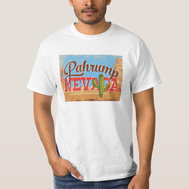 Camiseta Viaje de época del desierto de Pahrump T-Shirt Nev (Anverso)