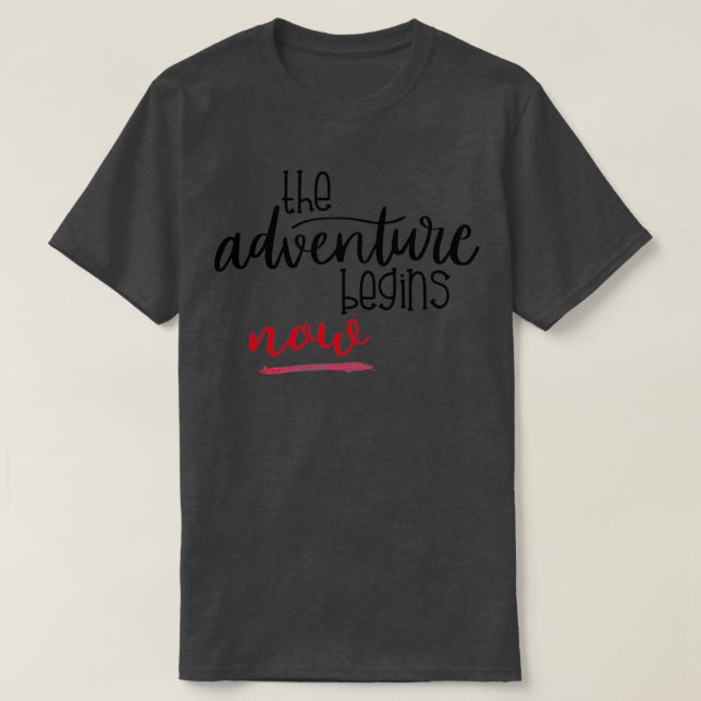 Camiseta Viaje de eslogan de aventura Camper Graciosa Bache (Diseño del anverso)