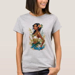 Camiseta Viaje de estilo vintage en Hawái Honolulu Hula Chi