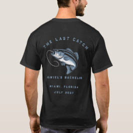 Camiseta Viaje de fin de semana con tema de pesca Despedida