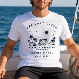 Camiseta Viaje de fin de semana con tema de pesca Despedida