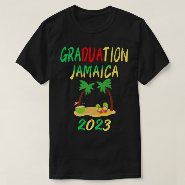 Camiseta Viaje de graduación Jamaica 2023 Grab Senior Jamai (Diseño del anverso)