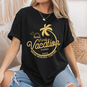Camiseta Viaje de grupo familiar de vacaciones de personali