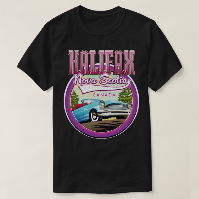 Camiseta Viaje de Halifax Nova Scotia (Diseño del anverso)