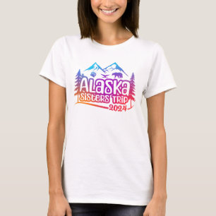 Camiseta Viaje de hermanas a Alaska, vacaciones, 2024, Viaj