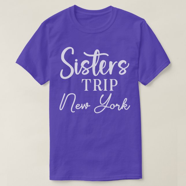 Camiseta Viaje de hermanas a Nueva York (Diseño del anverso)