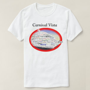 Camiseta Viaje de la doncella de Vista del carnaval