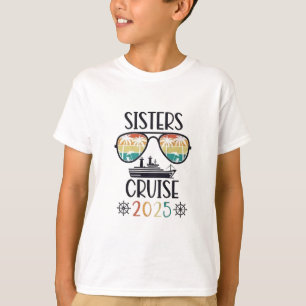 Camiseta Viaje de la familia Sisters Cruise 2025