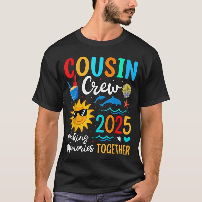 Camiseta Viaje de la familia Summer Vacation Beach 2025 de  (Anverso)
