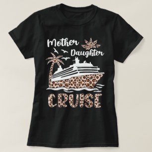 Camiseta Viaje de la hija de la madre del crucero Leopardo