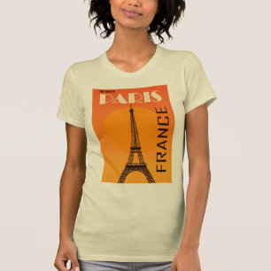 Camiseta Viaje de la Torre Eiffel París Europa