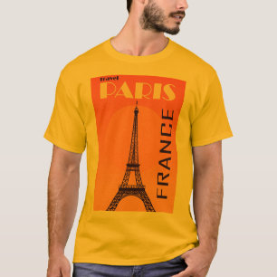Camiseta Viaje de la Torre Eiffel París Europa