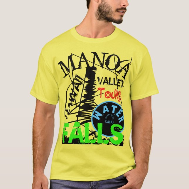 CAMISETA VIAJE DE LAS CASCADAS DEL VALLE DE MANOA (Anverso)