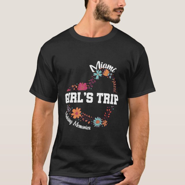 Camiseta Viaje de Miami 2023 para hacer flor de Recuerdos (Anverso)