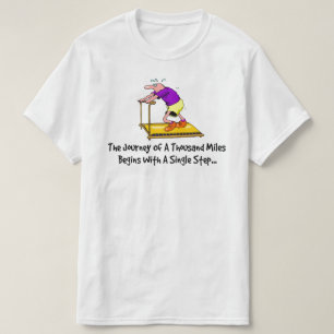 Camiseta Viaje De Mil Millas - Motivación Para Hacer Ejerci