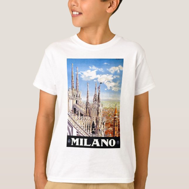 Camiseta Viaje de Milán de Vintage (Anverso)