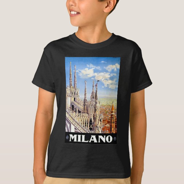 Camiseta Viaje de Milán de Vintage (Anverso)