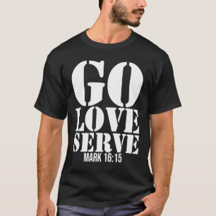 Camiseta Viaje de misión, amor, verso de la Biblia cristian