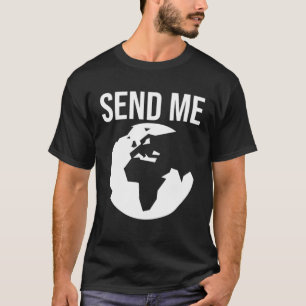 Camiseta Viaje de misión ENVÍE A MÍ Misionero Cristiano 2