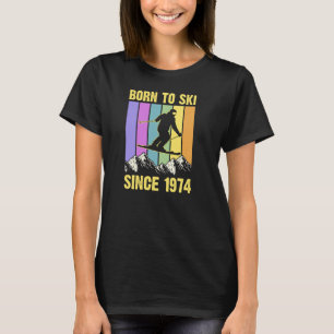 Camiseta Viaje de montaña al estilo de los 70 Nacido para e