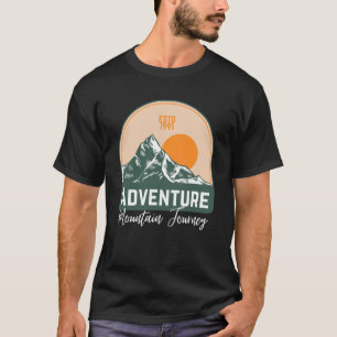 Camiseta Viaje de montaña de aventura