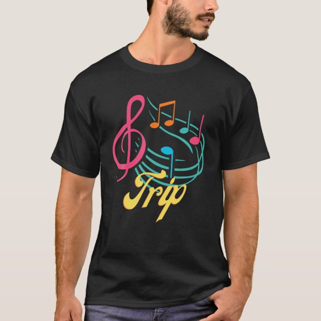 Camiseta Viaje de música Familia Amigos Tour Festival Trip  (Anverso)