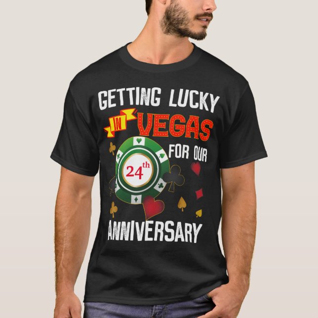 Camiseta Viaje de pareja de Bodas en Las Vegas (Anverso)