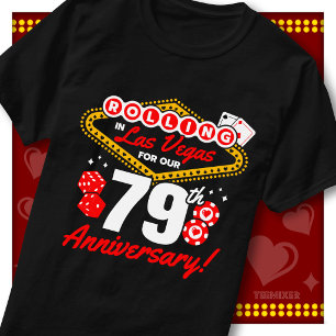 Camiseta Viaje de parejas por el 79 aniversario rodando en