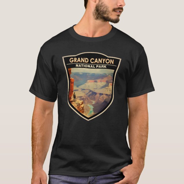 Camiseta Viaje de pintura al óleo del parque nacional del G (Anverso)