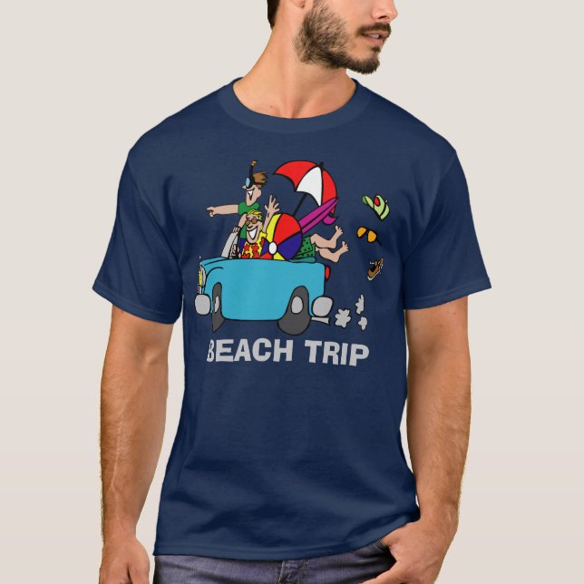 Camiseta Viaje de playa (Anverso)