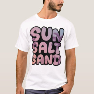 Camiseta Viaje de Playa de Verano Sol Sal Arena