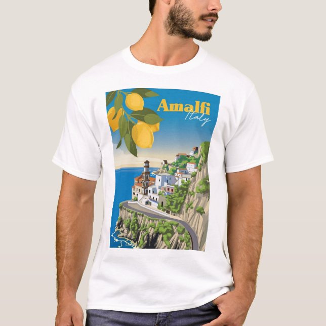 Camiseta Viaje de pop Art Print de las Cataratas Victoria - (Anverso)