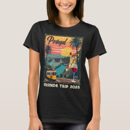 Camiseta Viaje de Portugal al Personalizable Retro - camise