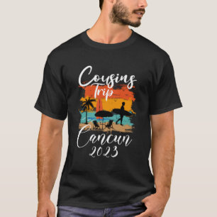 Camiseta Viaje de primos a Cancun Vacaciones de verano 2023