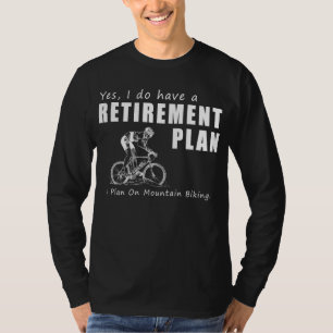 Camiseta Viaje de retiro aventurero: Funny el ciclismo de m