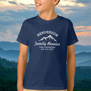 Camiseta Viaje de Reunión Familiar Vintage en Guay Mountain