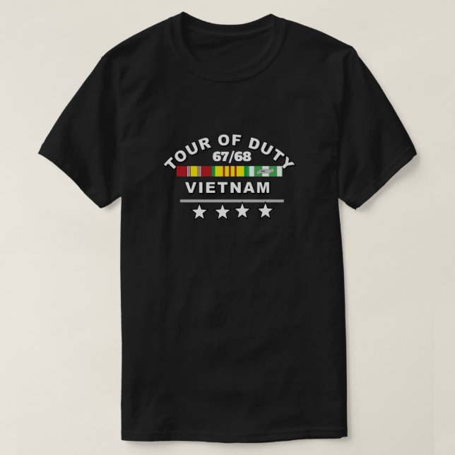 CAMISETA VIAJE DE SERVICIO A VIETNAM 67 (Diseño del anverso)