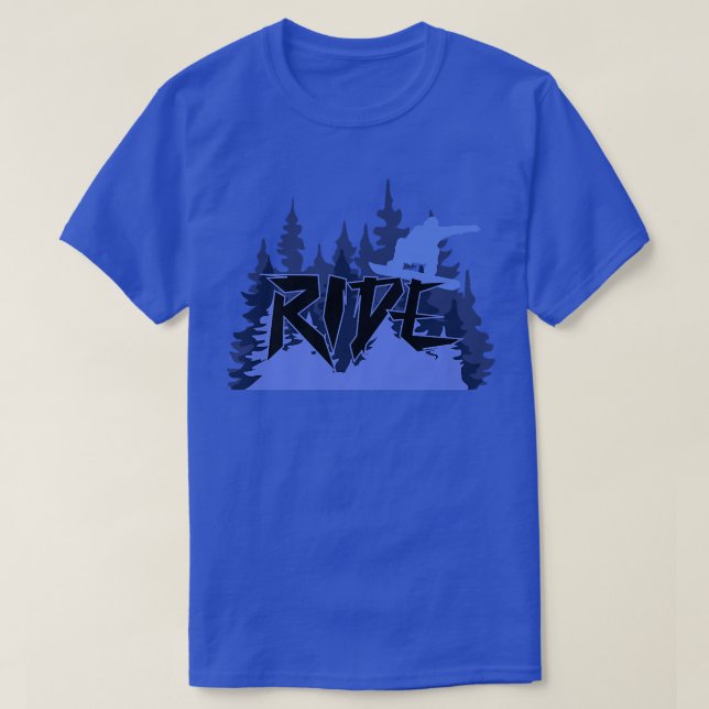 Camiseta Viaje de Snowboard en Snowboard (Diseño del anverso)