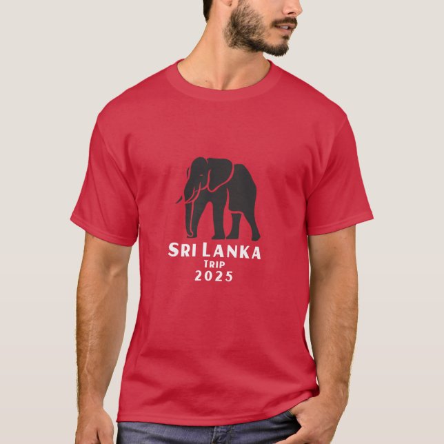 Camiseta Viaje de Sri Lanka 2025 (Anverso)