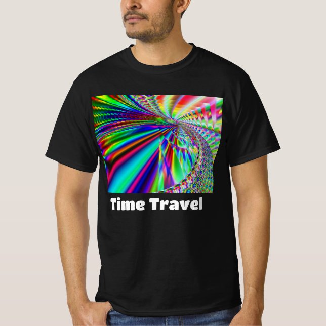 Camiseta Viaje de tiempo ( puede cambiar las palabras ) (Anverso)