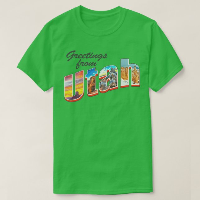 Camiseta Viaje de vacaciones a Estados Unidos en Utah (Diseño del anverso)