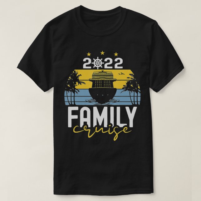 Camiseta Viaje de vacaciones de crucero de crucero familiar (Diseño del anverso)